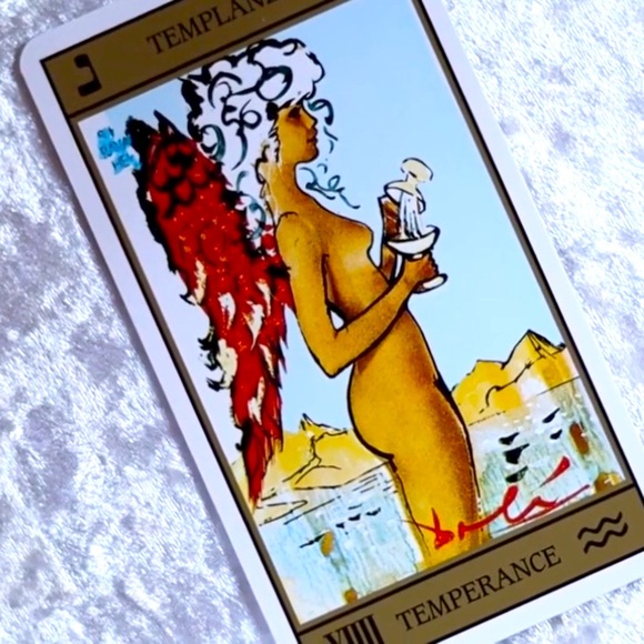 RARE DECK GOLD Salvador Dali Tarot Spiritual Angelic Messages Oracle Cards 🔮 - Picture 5 of 13